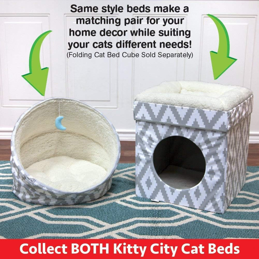 Stylish White Indoor Cat Cube Furniture by - Perfect for Play and Relaxation!