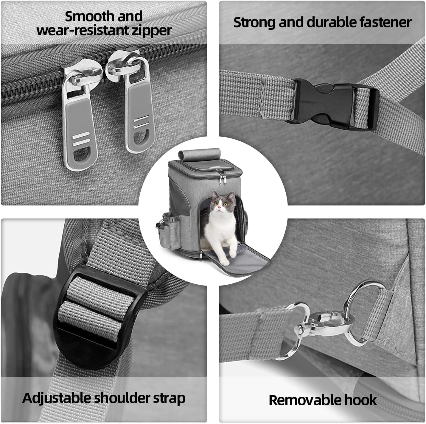 Airline Approved Pet Carrier Backpack with Wheels - Spacious, Durable, and Breathable Design for Hassle-Free Travel!